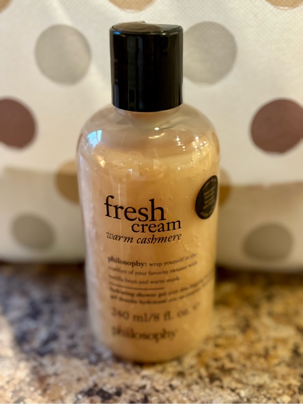 Philosophy Fresh Cream Warm Cashmere Brand New/Sealed 8oz